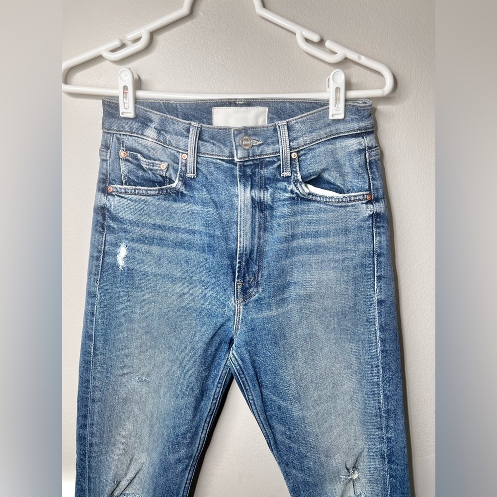 Mother Superior High Waisted Rider Ankle Far Beyond The Sky Jeans Size 26 Wide - Picture 6 of 11